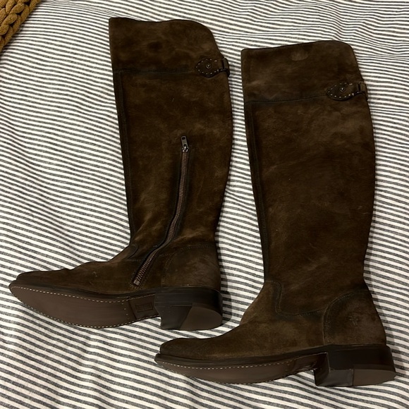 Frye Shoes - Frye "Shirley" boots. Suede over the knee NWOT
